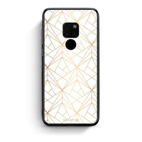 Thumbnail for 111 - Huawei Mate 20 Luxury White Geometric case, cover, bumper