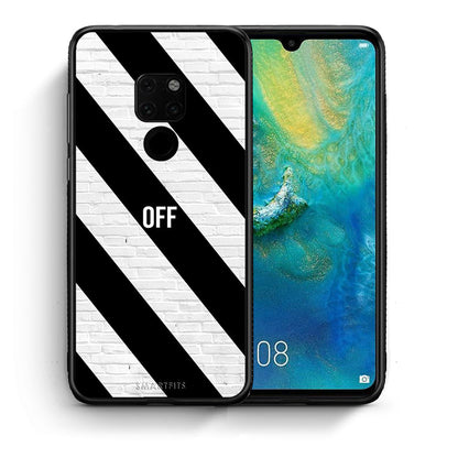 Θήκη Huawei Mate 20 Get Off από τη Smartfits με σχέδιο στο πίσω μέρος και μαύρο περίβλημα | Huawei Mate 20 Get Off case with colorful back and black bezels