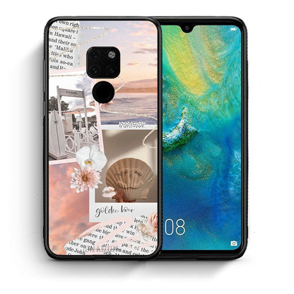 Θήκη Αγίου Βαλεντίνου Huawei Mate 20 Golden Hour από τη Smartfits με σχέδιο στο πίσω μέρος και μαύρο περίβλημα | Huawei Mate 20 Golden Hour case with colorful back and black bezels