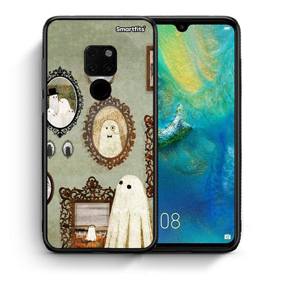 Θήκη Huawei Mate 20 Halloween Ghost Season από τη Smartfits με σχέδιο στο πίσω μέρος και μαύρο περίβλημα | Huawei Mate 20 Halloween Ghost Season case with colorful back and black bezels
