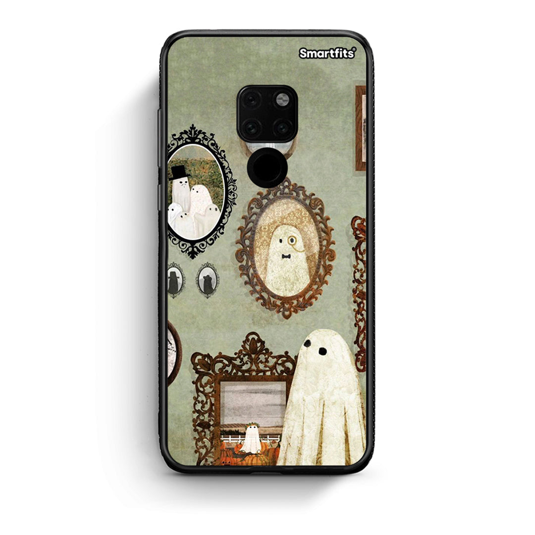 Huawei Mate 20 Halloween Ghost Season Θήκη από τη Smartfits με σχέδιο στο πίσω μέρος και μαύρο περίβλημα | Smartphone case with colorful back and black bezels by Smartfits
