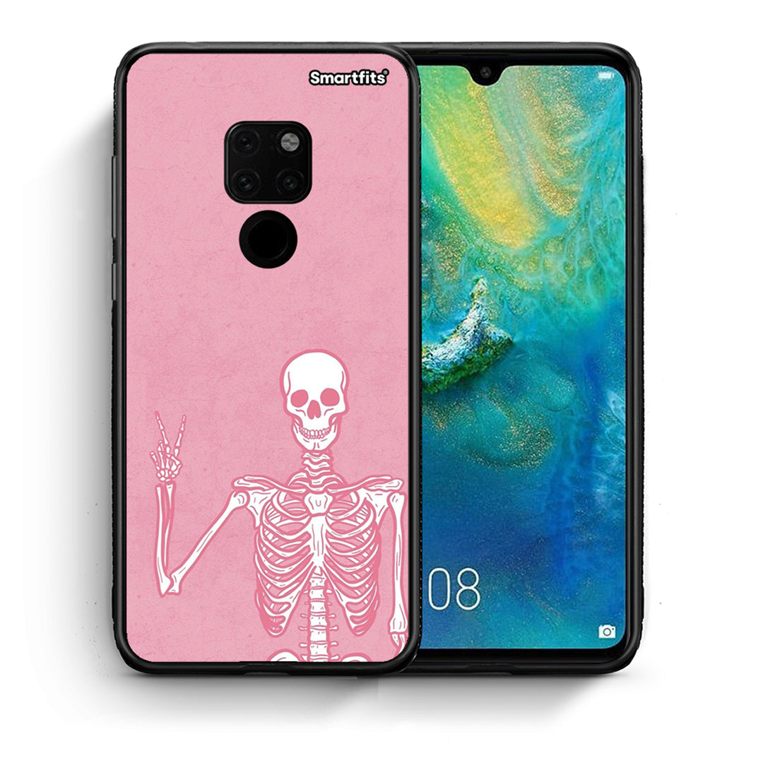 Θήκη Huawei Mate 20 Halloween Motivation από τη Smartfits με σχέδιο στο πίσω μέρος και μαύρο περίβλημα | Huawei Mate 20 Halloween Motivation case with colorful back and black bezels
