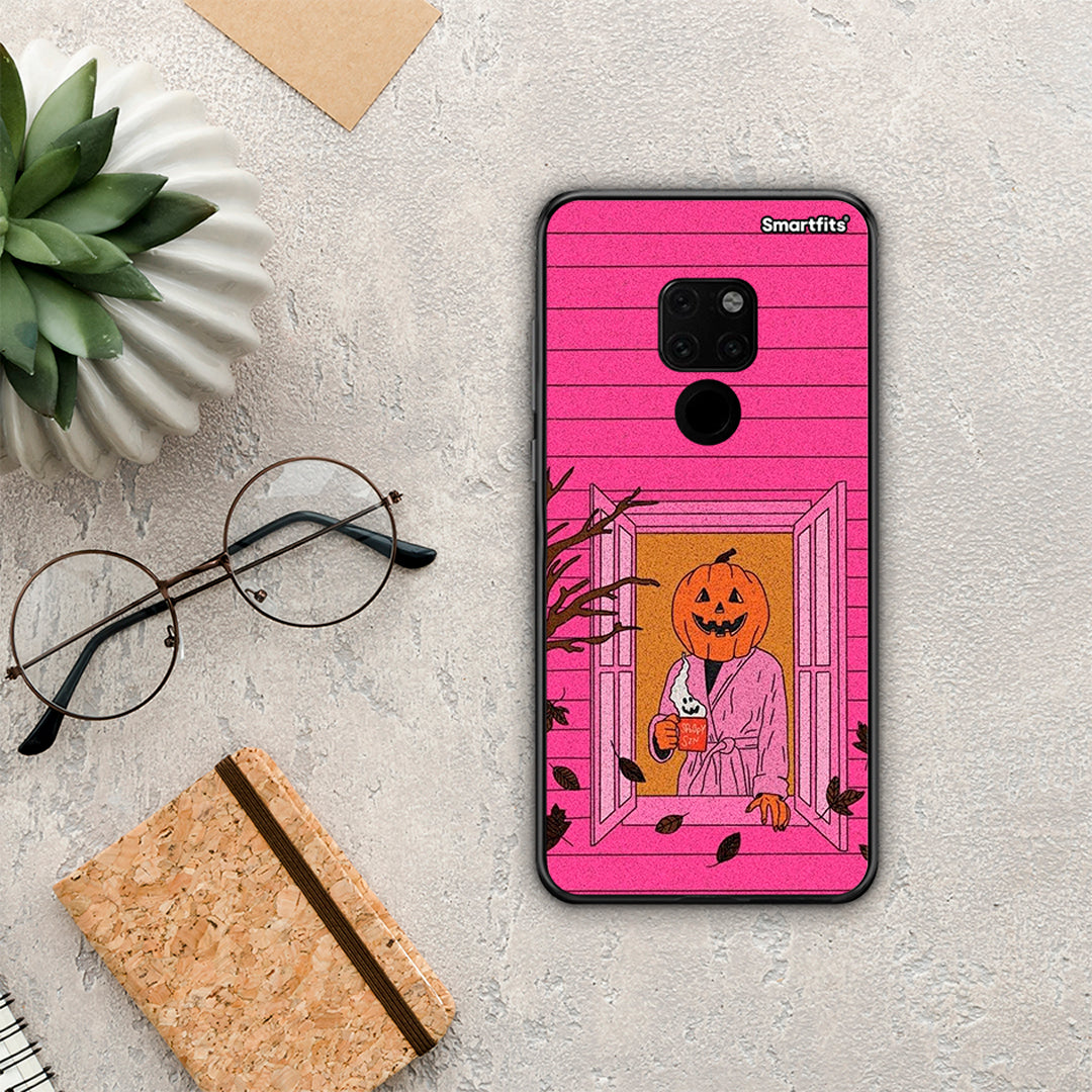 Halloween Pumpkin Lady - Huawei Mate 20 θήκη