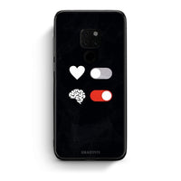 Thumbnail for Huawei Mate 20 Heart Vs Brain Θήκη Αγίου Βαλεντίνου από τη Smartfits με σχέδιο στο πίσω μέρος και μαύρο περίβλημα | Smartphone case with colorful back and black bezels by Smartfits