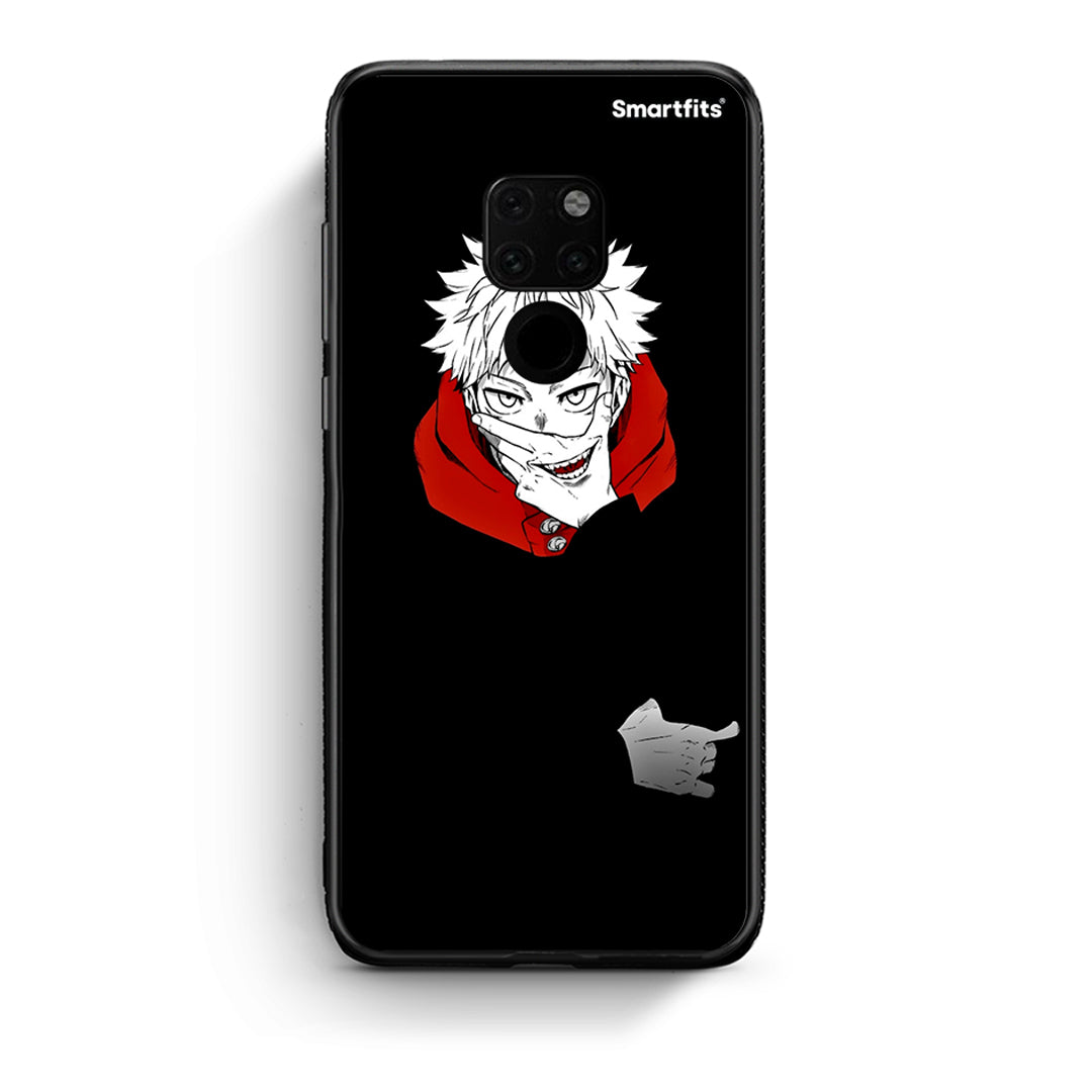 Huawei Mate 20 Itadori Anime θήκη από τη Smartfits με σχέδιο στο πίσω μέρος και μαύρο περίβλημα | Smartphone case with colorful back and black bezels by Smartfits