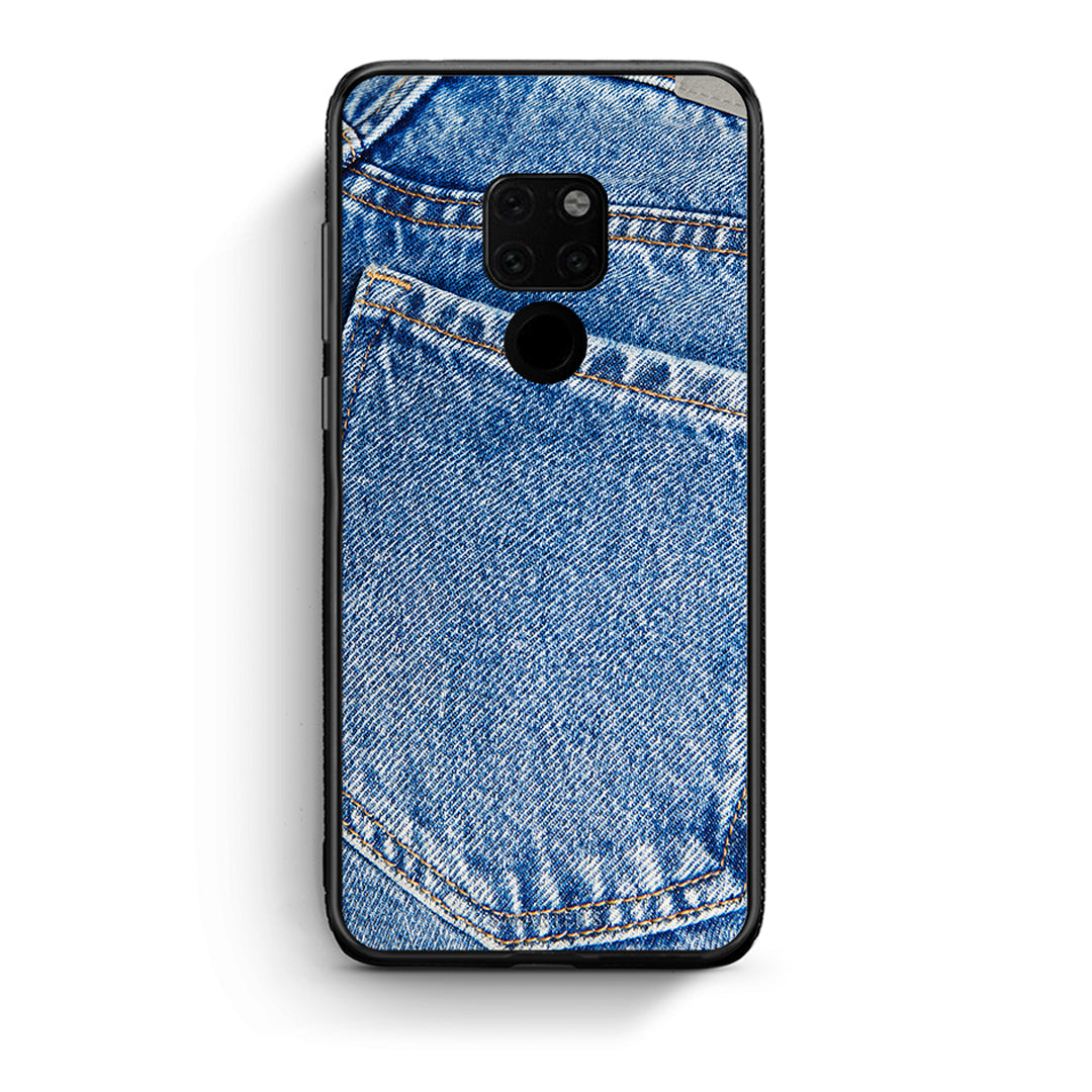 Huawei Mate 20 Jeans Pocket θήκη από τη Smartfits με σχέδιο στο πίσω μέρος και μαύρο περίβλημα | Smartphone case with colorful back and black bezels by Smartfits