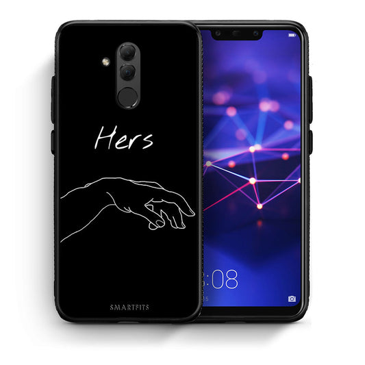 Θήκη Αγίου Βαλεντίνου Huawei Mate 20 Lite Aeshetic Love 1 από τη Smartfits με σχέδιο στο πίσω μέρος και μαύρο περίβλημα | Huawei Mate 20 Lite Aeshetic Love 1 case with colorful back and black bezels