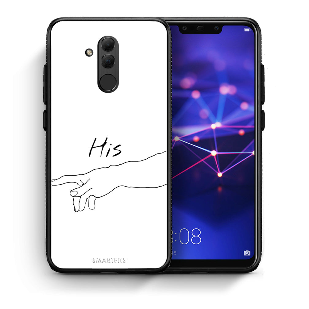 Θήκη Αγίου Βαλεντίνου Huawei Mate 20 Lite Aeshetic Love 2 από τη Smartfits με σχέδιο στο πίσω μέρος και μαύρο περίβλημα | Huawei Mate 20 Lite Aeshetic Love 2 case with colorful back and black bezels