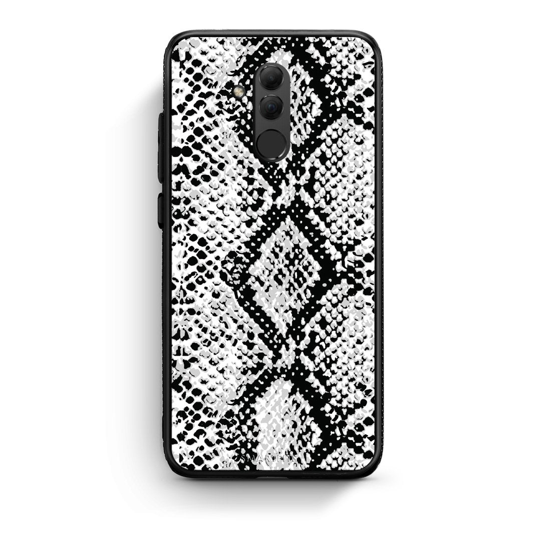 24 - Huawei Mate 20 Lite  White Snake Animal case, cover, bumper