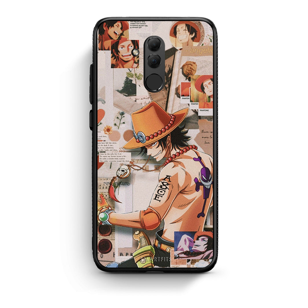 Huawei Mate 20 Lite Anime Collage θήκη από τη Smartfits με σχέδιο στο πίσω μέρος και μαύρο περίβλημα | Smartphone case with colorful back and black bezels by Smartfits