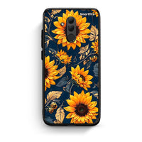 Thumbnail for Huawei Mate 20 Lite Autumn Sunflowers Θήκη από τη Smartfits με σχέδιο στο πίσω μέρος και μαύρο περίβλημα | Smartphone case with colorful back and black bezels by Smartfits