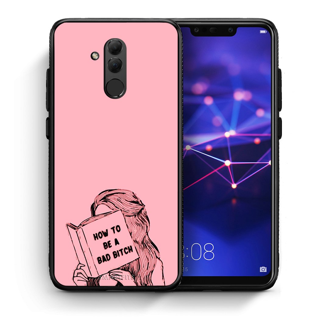 Θήκη Huawei Mate 20 Lite Bad Bitch από τη Smartfits με σχέδιο στο πίσω μέρος και μαύρο περίβλημα | Huawei Mate 20 Lite Bad Bitch case with colorful back and black bezels