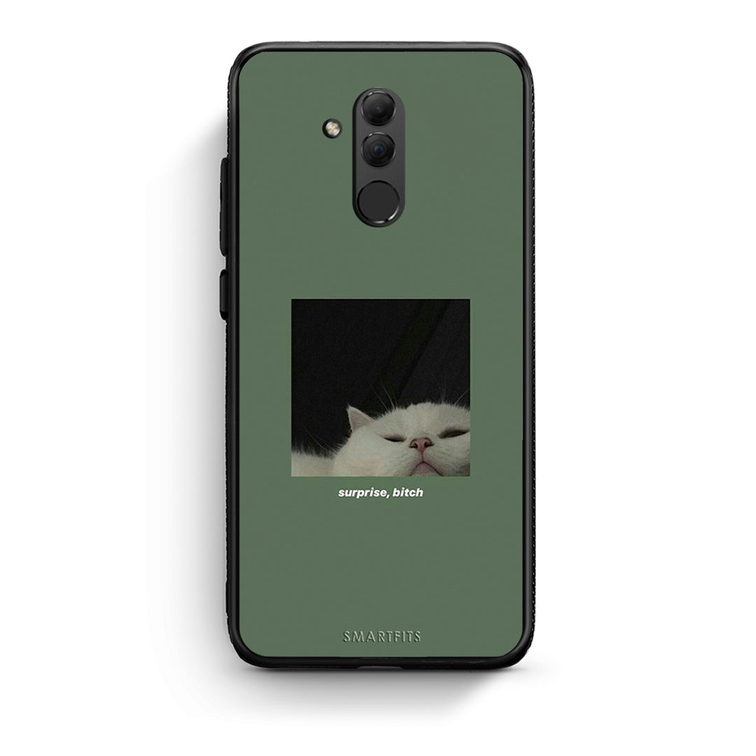 Huawei Mate 20 Lite Bitch Surprise θήκη από τη Smartfits με σχέδιο στο πίσω μέρος και μαύρο περίβλημα | Smartphone case with colorful back and black bezels by Smartfits