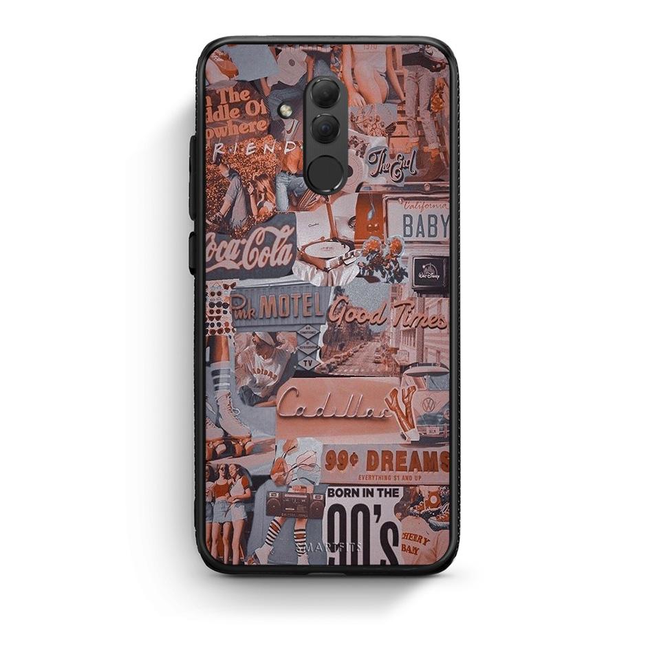 Huawei Mate 20 Lite Born In 90s θήκη από τη Smartfits με σχέδιο στο πίσω μέρος και μαύρο περίβλημα | Smartphone case with colorful back and black bezels by Smartfits