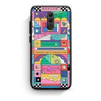 Thumbnail for Huawei Mate 20 Lite Bubbles Soap θήκη από τη Smartfits με σχέδιο στο πίσω μέρος και μαύρο περίβλημα | Smartphone case with colorful back and black bezels by Smartfits