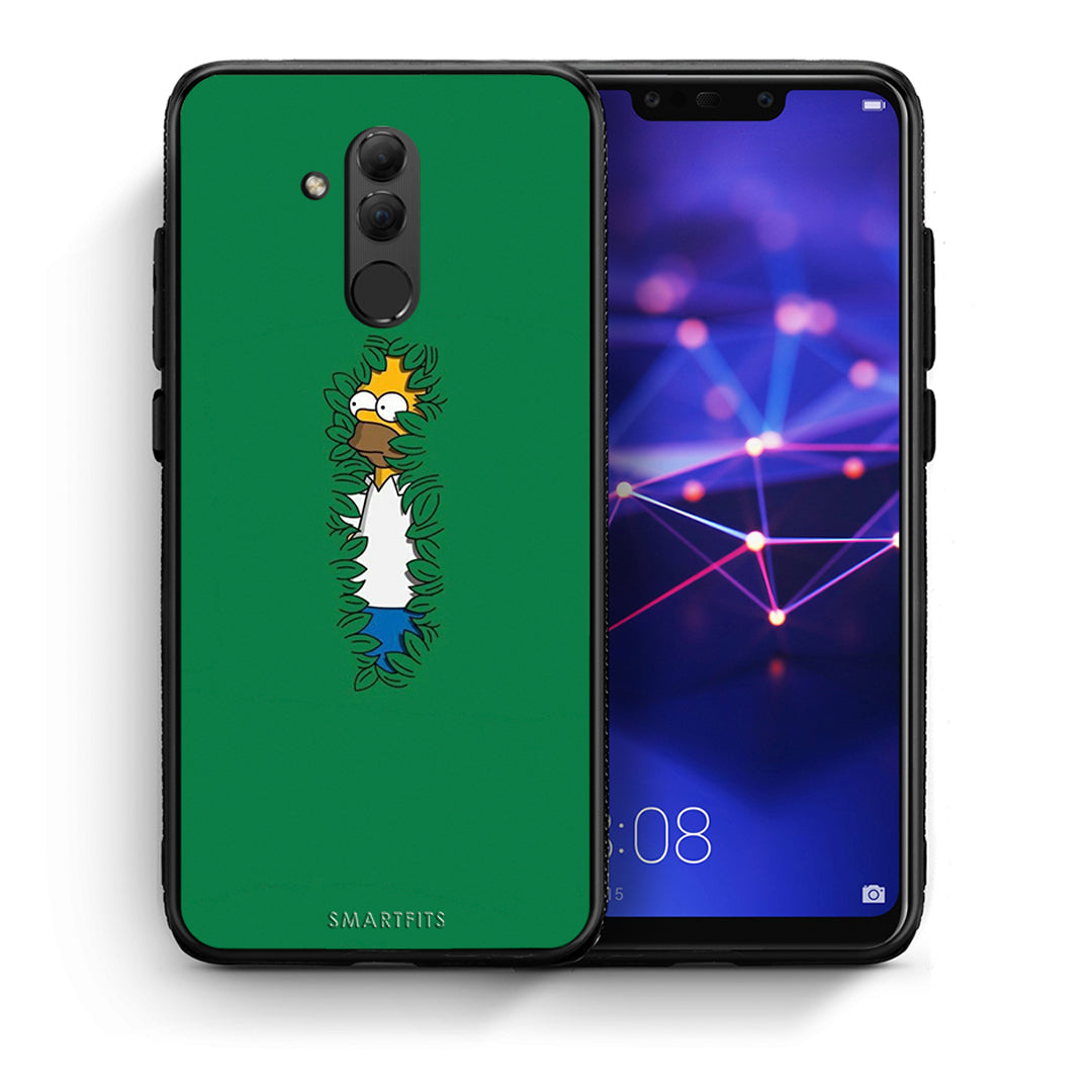 Θήκη Αγίου Βαλεντίνου Huawei Mate 20 Lite Bush Man από τη Smartfits με σχέδιο στο πίσω μέρος και μαύρο περίβλημα | Huawei Mate 20 Lite Bush Man case with colorful back and black bezels