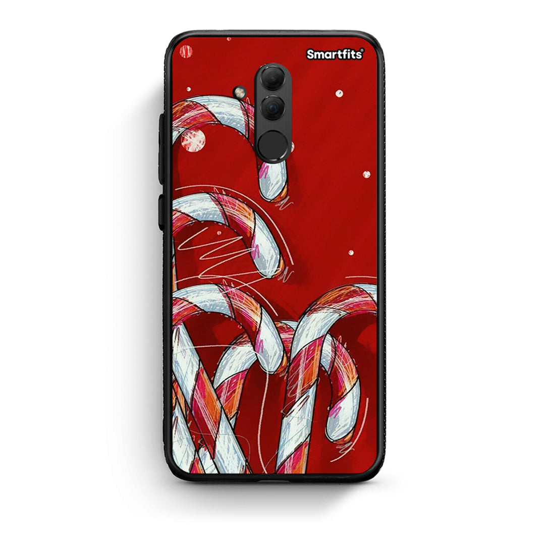 Huawei Mate 20 Lite Candy Cane θήκη από τη Smartfits με σχέδιο στο πίσω μέρος και μαύρο περίβλημα | Smartphone case with colorful back and black bezels by Smartfits