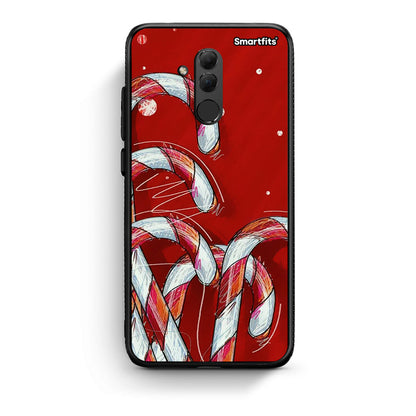 Huawei Mate 20 Lite Candy Cane θήκη από τη Smartfits με σχέδιο στο πίσω μέρος και μαύρο περίβλημα | Smartphone case with colorful back and black bezels by Smartfits