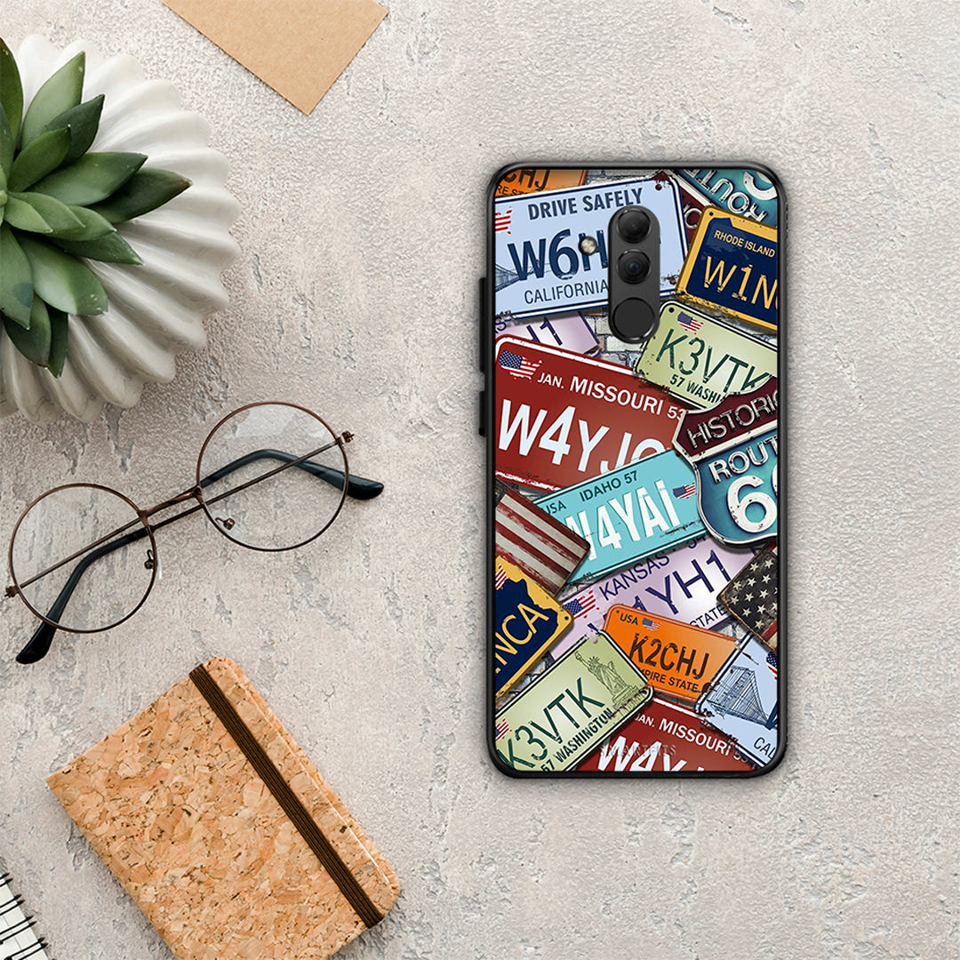 Car Plates - Huawei Mate 20 Lite θήκη