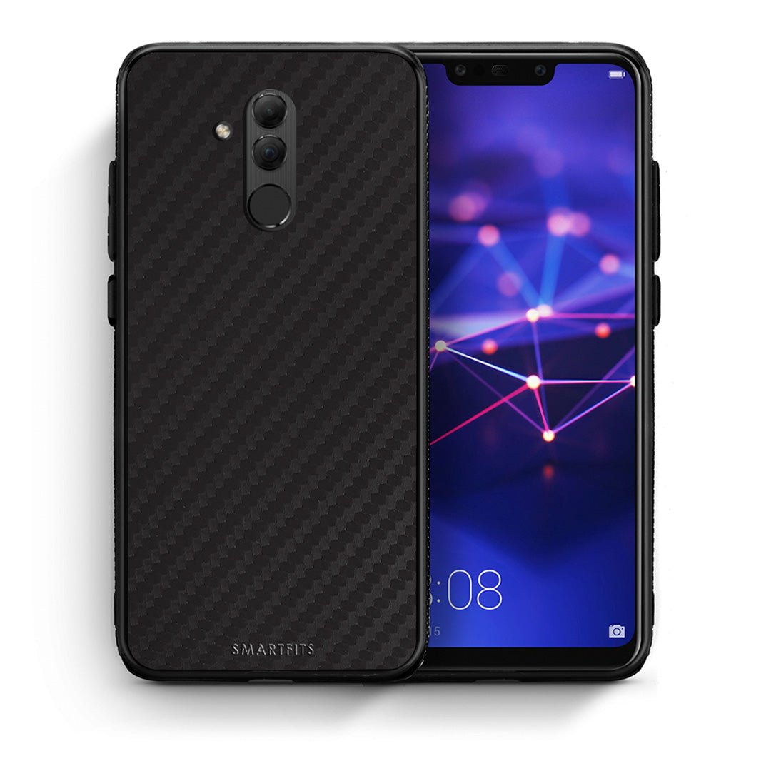 Θήκη Huawei Mate 20 Lite Carbon Black από τη Smartfits με σχέδιο στο πίσω μέρος και μαύρο περίβλημα | Huawei Mate 20 Lite Carbon Black case with colorful back and black bezels
