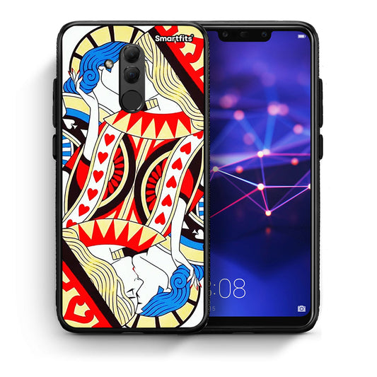 Θήκη Huawei Mate 20 Lite Card Love από τη Smartfits με σχέδιο στο πίσω μέρος και μαύρο περίβλημα | Huawei Mate 20 Lite Card Love case with colorful back and black bezels