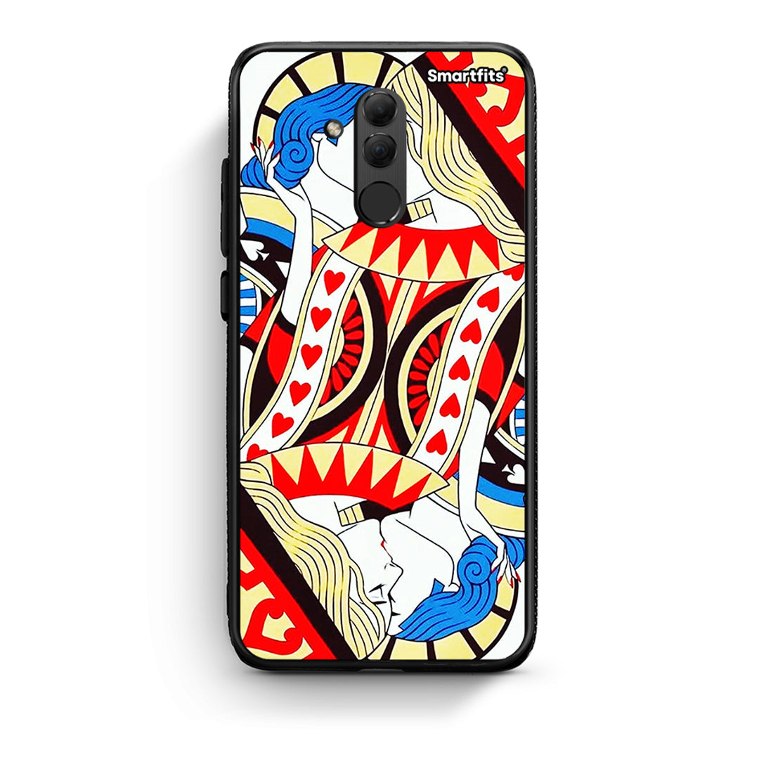 Huawei Mate 20 Lite Card Love θήκη από τη Smartfits με σχέδιο στο πίσω μέρος και μαύρο περίβλημα | Smartphone case with colorful back and black bezels by Smartfits