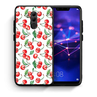 Thumbnail for Θήκη Huawei Mate 20 Lite Cherry Summer από τη Smartfits με σχέδιο στο πίσω μέρος και μαύρο περίβλημα | Huawei Mate 20 Lite Cherry Summer case with colorful back and black bezels