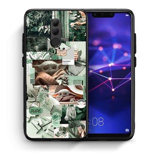 Θήκη Αγίου Βαλεντίνου Huawei Mate 20 Lite Collage Dude από τη Smartfits με σχέδιο στο πίσω μέρος και μαύρο περίβλημα | Huawei Mate 20 Lite Collage Dude case with colorful back and black bezels
