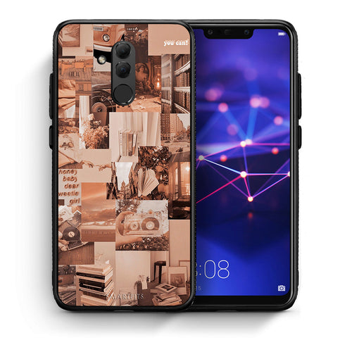 Θήκη Αγίου Βαλεντίνου Huawei Mate 20 Lite Collage You Can από τη Smartfits με σχέδιο στο πίσω μέρος και μαύρο περίβλημα | Huawei Mate 20 Lite Collage You Can case with colorful back and black bezels