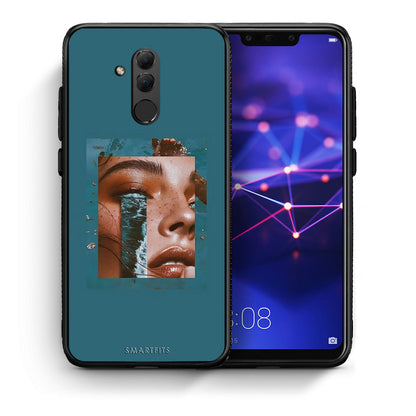 Θήκη Huawei Mate 20 Lite Cry An Ocean από τη Smartfits με σχέδιο στο πίσω μέρος και μαύρο περίβλημα | Huawei Mate 20 Lite Cry An Ocean case with colorful back and black bezels