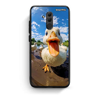 Thumbnail for Huawei Mate 20 Lite Duck Face θήκη από τη Smartfits με σχέδιο στο πίσω μέρος και μαύρο περίβλημα | Smartphone case with colorful back and black bezels by Smartfits