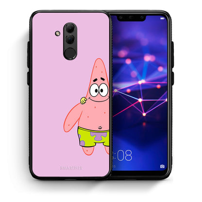 Θήκη Huawei Mate 20 Lite  Friends Patrick από τη Smartfits με σχέδιο στο πίσω μέρος και μαύρο περίβλημα | Huawei Mate 20 Lite  Friends Patrick case with colorful back and black bezels