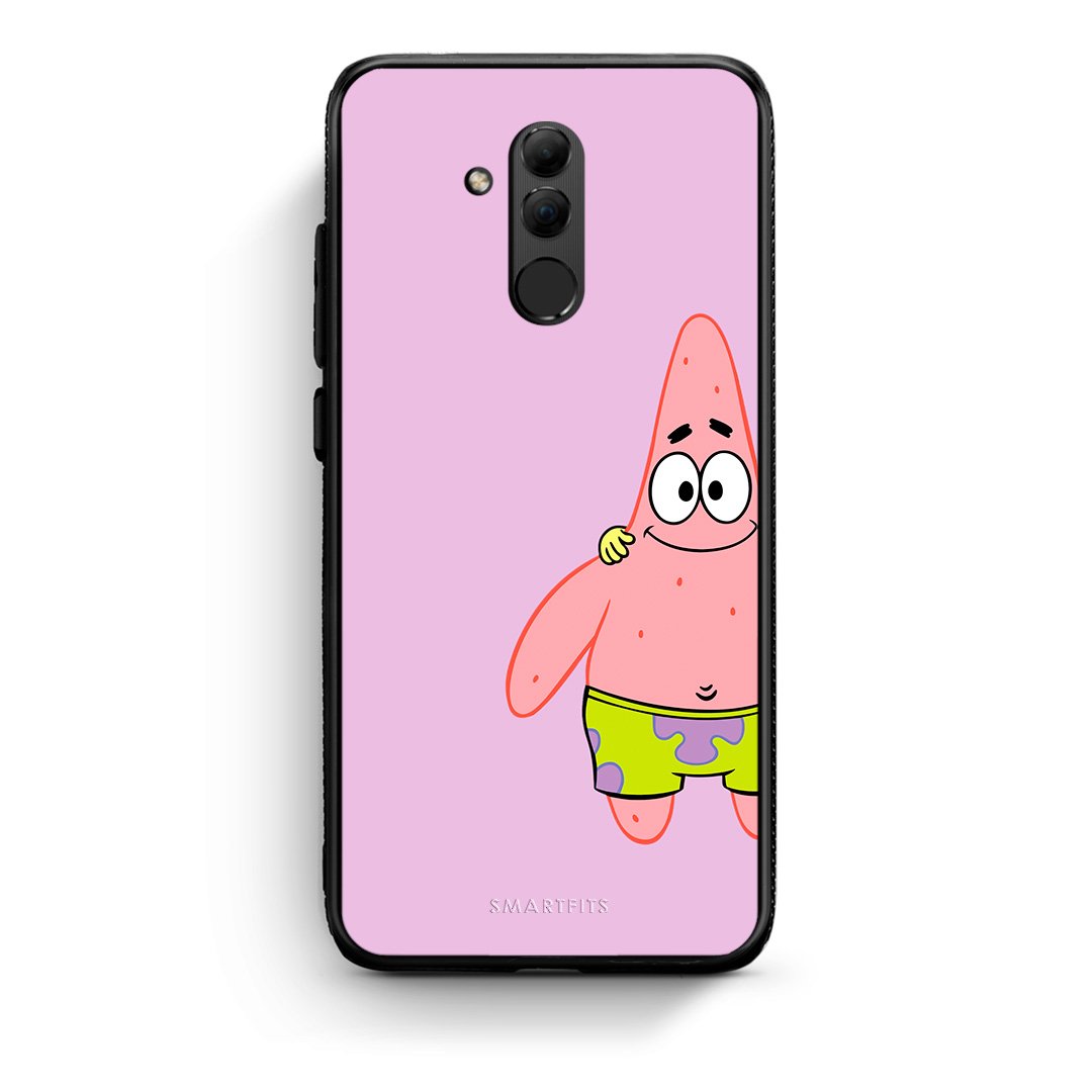 Huawei Mate 20 Lite  Friends Patrick θήκη από τη Smartfits με σχέδιο στο πίσω μέρος και μαύρο περίβλημα | Smartphone case with colorful back and black bezels by Smartfits