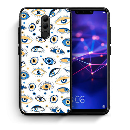 Θήκη Huawei Mate 20 Lite Ftou Ftou από τη Smartfits με σχέδιο στο πίσω μέρος και μαύρο περίβλημα | Huawei Mate 20 Lite Ftou Ftou case with colorful back and black bezels