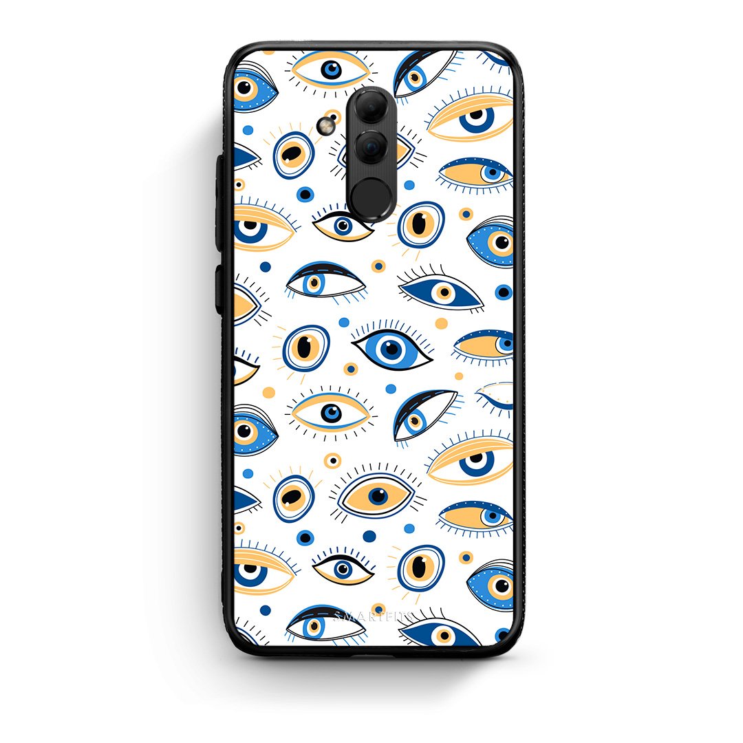 Huawei Mate 20 Lite Ftou Ftou θήκη από τη Smartfits με σχέδιο στο πίσω μέρος και μαύρο περίβλημα | Smartphone case with colorful back and black bezels by Smartfits