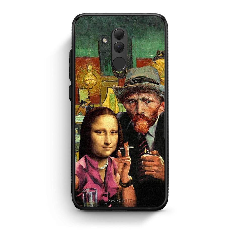 Huawei Mate 20 Lite Funny Art θήκη από τη Smartfits με σχέδιο στο πίσω μέρος και μαύρο περίβλημα | Smartphone case with colorful back and black bezels by Smartfits