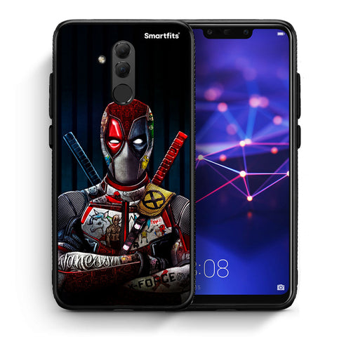 Θήκη Huawei Mate 20 Lite Funny Guy από τη Smartfits με σχέδιο στο πίσω μέρος και μαύρο περίβλημα | Huawei Mate 20 Lite Funny Guy case with colorful back and black bezels
