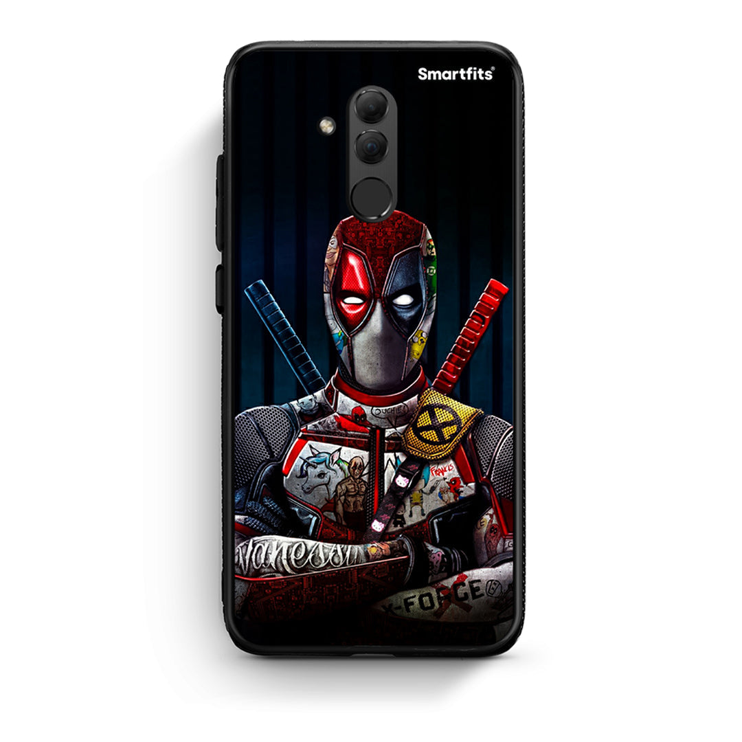 Huawei Mate 20 Lite Funny Guy θήκη από τη Smartfits με σχέδιο στο πίσω μέρος και μαύρο περίβλημα | Smartphone case with colorful back and black bezels by Smartfits