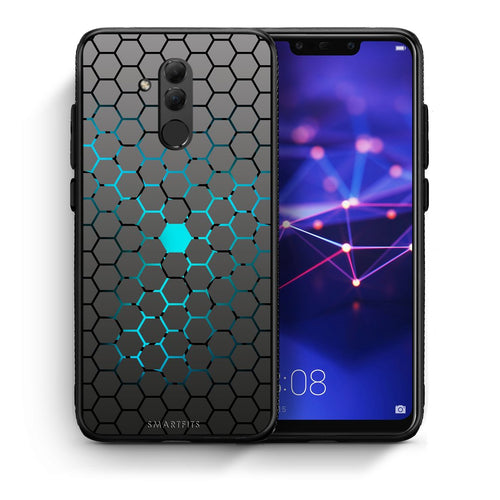 Θήκη Huawei Mate 20 Lite Hexagonal Geometric από τη Smartfits με σχέδιο στο πίσω μέρος και μαύρο περίβλημα | Huawei Mate 20 Lite Hexagonal Geometric case with colorful back and black bezels