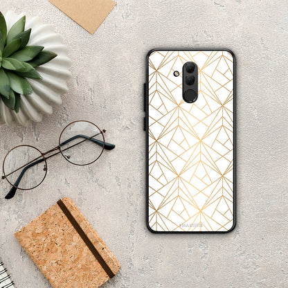 Geometric Luxury White - Huawei Mate 20 Lite θήκη