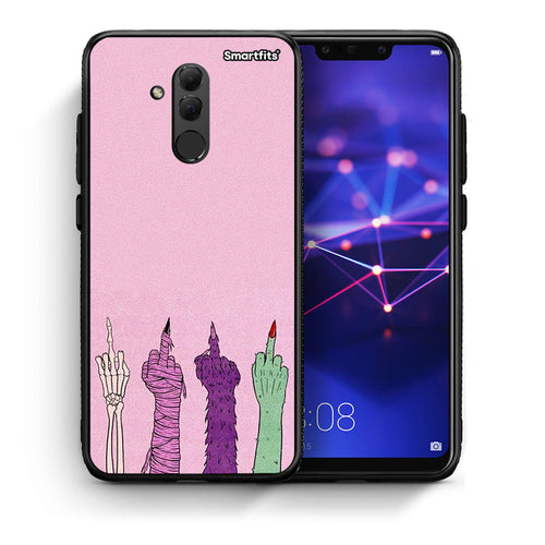 Θήκη Huawei Mate 20 Lite Halloween Be A Lady από τη Smartfits με σχέδιο στο πίσω μέρος και μαύρο περίβλημα | Huawei Mate 20 Lite Halloween Be A Lady case with colorful back and black bezels