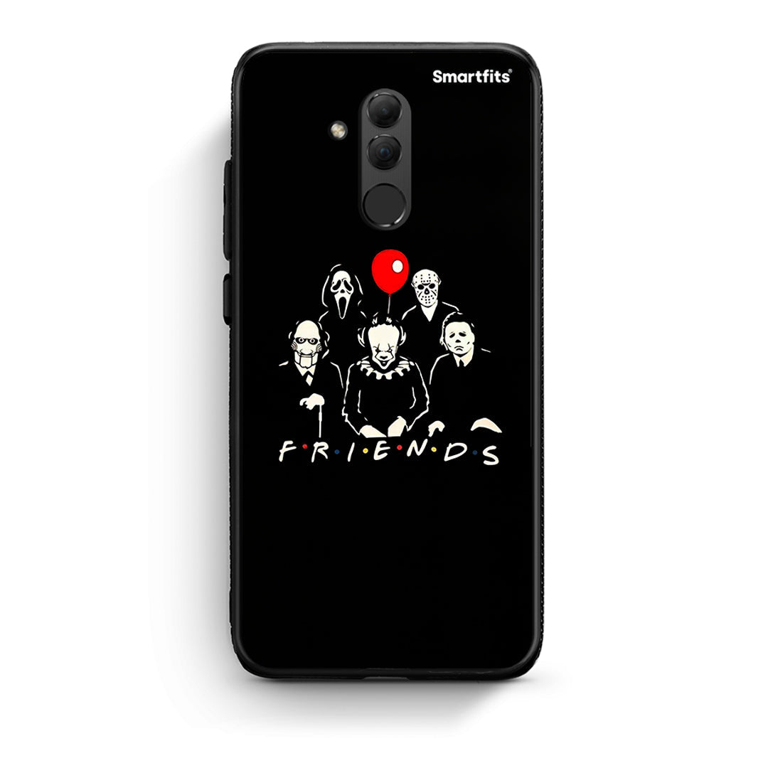 Huawei Mate 20 Lite Halloween Friends Θήκη από τη Smartfits με σχέδιο στο πίσω μέρος και μαύρο περίβλημα | Smartphone case with colorful back and black bezels by Smartfits