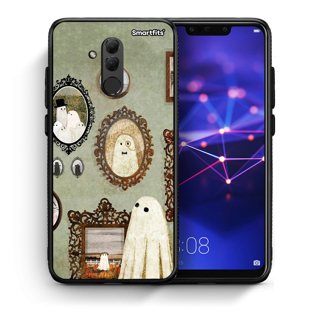 Θήκη Huawei Mate 20 Lite Halloween Ghost Season από τη Smartfits με σχέδιο στο πίσω μέρος και μαύρο περίβλημα | Huawei Mate 20 Lite Halloween Ghost Season case with colorful back and black bezels