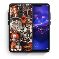 Thumbnail for Θήκη Huawei Mate 20 Lite Halloween Spooky Season από τη Smartfits με σχέδιο στο πίσω μέρος και μαύρο περίβλημα | Huawei Mate 20 Lite Halloween Spooky Season case with colorful back and black bezels