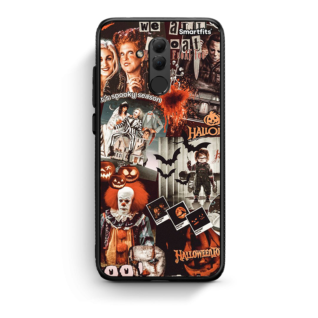 Huawei Mate 20 Lite Halloween Spooky Season Θήκη από τη Smartfits με σχέδιο στο πίσω μέρος και μαύρο περίβλημα | Smartphone case with colorful back and black bezels by Smartfits