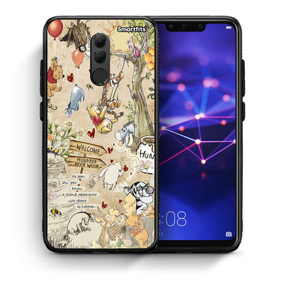 Θήκη Huawei Mate 20 Lite Happy Friends από τη Smartfits με σχέδιο στο πίσω μέρος και μαύρο περίβλημα | Huawei Mate 20 Lite Happy Friends case with colorful back and black bezels