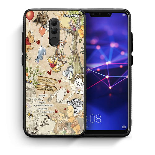 Θήκη Huawei Mate 20 Lite Happy Friends από τη Smartfits με σχέδιο στο πίσω μέρος και μαύρο περίβλημα | Huawei Mate 20 Lite Happy Friends case with colorful back and black bezels