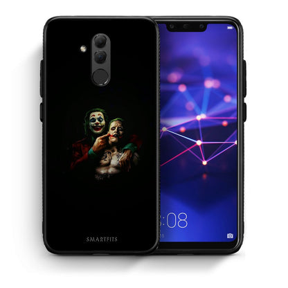 Θήκη Huawei Mate 20 Lite Clown Hero από τη Smartfits με σχέδιο στο πίσω μέρος και μαύρο περίβλημα | Huawei Mate 20 Lite Clown Hero case with colorful back and black bezels
