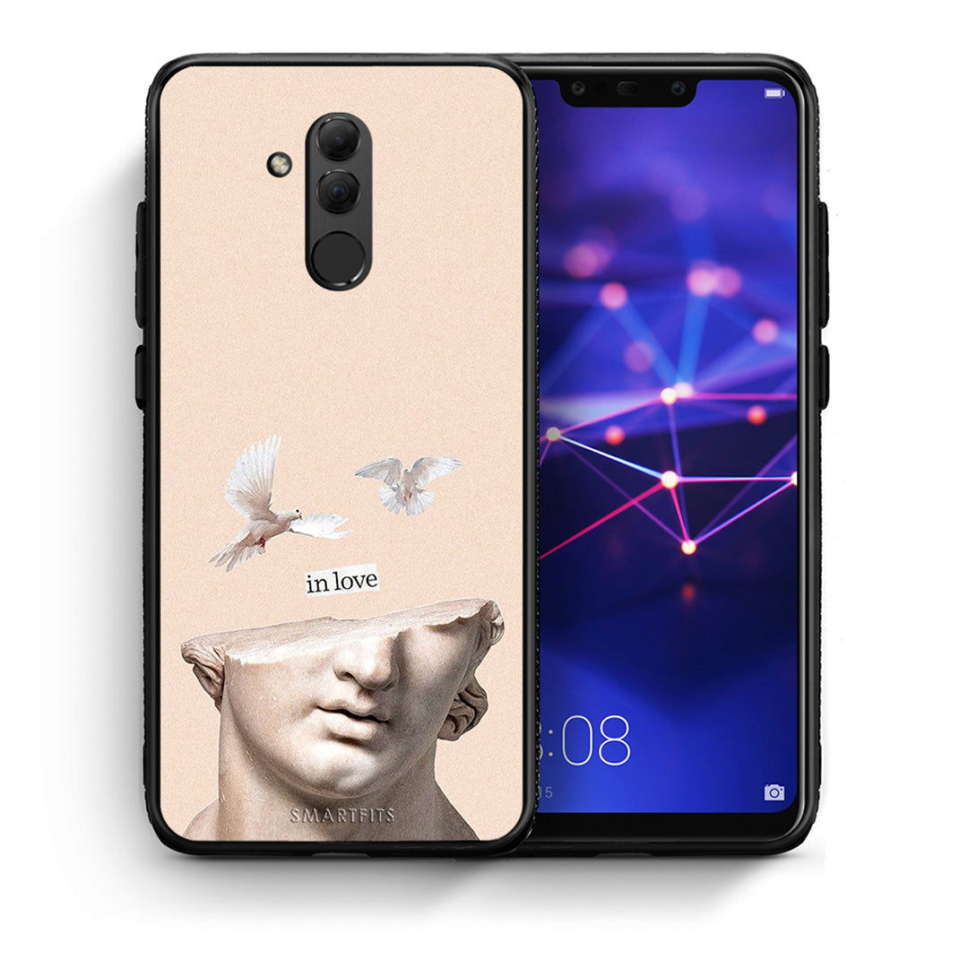 Θήκη Huawei Mate 20 Lite In Love από τη Smartfits με σχέδιο στο πίσω μέρος και μαύρο περίβλημα | Huawei Mate 20 Lite In Love case with colorful back and black bezels