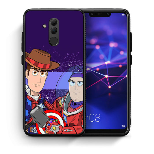 Θήκη Huawei Mate 20 Lite Infinity Story από τη Smartfits με σχέδιο στο πίσω μέρος και μαύρο περίβλημα | Huawei Mate 20 Lite Infinity Story case with colorful back and black bezels